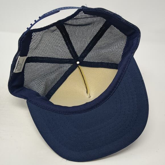 Idaho Steelhead & Salmon Unlimited Snapback Trucker Hat Blue L Mesh Back Topac - Picture 7 of 9